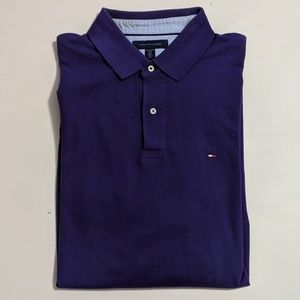 Tommy Hilfiger Polo Purple Solid XXL Preowned